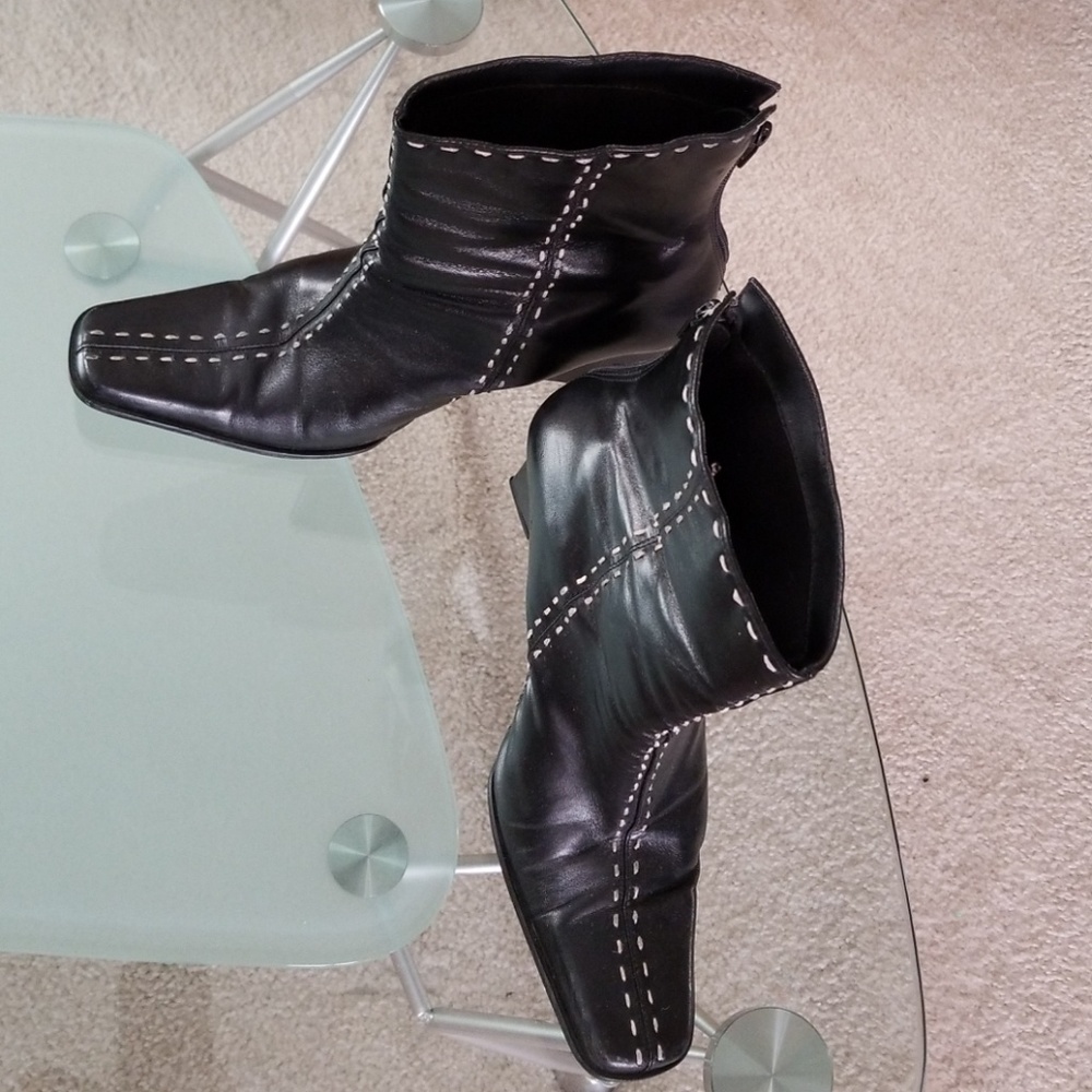 Black Diba Wedge Booties